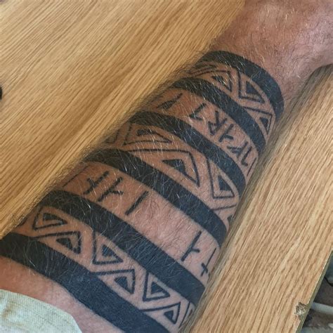 Runes are magnificent symbols of a long lost culture, and these sleek icons carry enormous connotations in ink. #vikingstattoo (notitle) #VikingTattoosHistory | Viking tattoo sleeve, Viking rune tattoo ...