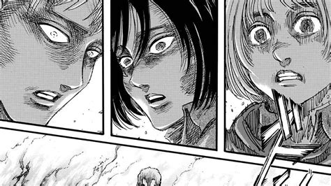 In chapter 138 titled a long dream, we see mikasa putting an end to eren's devastation by chopping off his head. L'Attacco dei Giganti 135: arrivano i primi incredibili ...