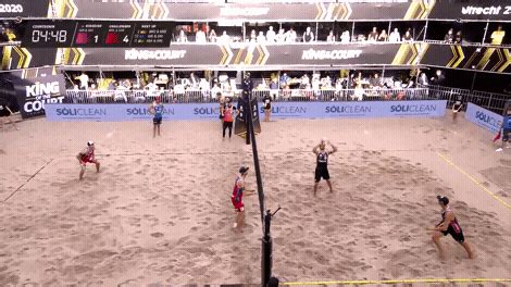 Anders mol has shown that he has several outstanding elements in his game, but one that stands out is his blocking. Beach Volleyball Wow GIF by Volleyball World - Find ...