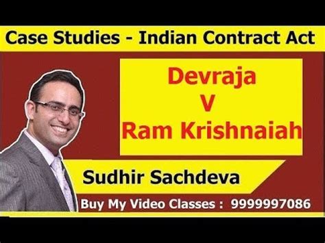 Factors vitiating the contract to become voidable i) coercion under section 15 contracts act 1950, when a person is persuasive by another to do some action like using the actual or endangered physical violence, psychological pressure, threats, economic duress or the bringing of unfounded criminal. Indian Contract Act 1872 || Case Study || Devraja V Ram ...