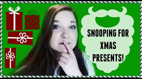 Baby's first christmas is an exciting time. SNOOPING FOR XMAS PRESENTS - YouTube
