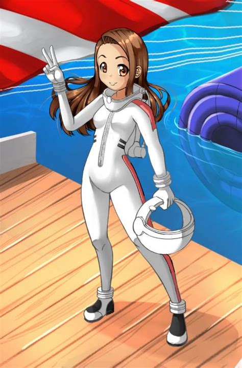 Maker her colorful and cute in fancy fun outfits decorated with hears, strawberries, cherries and more. Anime space girl in white spacesuit in 2020 | Video games girls, Space suit, Space girl