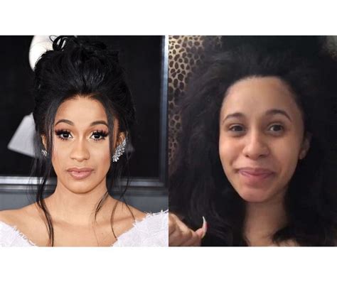 Cardi b, real name is belcalis marlenis almazar (born october 11, 1992), is an american rapper and songwriter. Cardi B Makeup No Makeup / Cardi B S Makeup Artist Shares ...