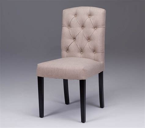 I have them as dining chairs in my b&b and they double as comfortable desk chairs for business travelers. Amazon.com - Seriena Lyon Tufted Back Beige Linen Dining ...