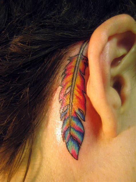 Look through this thoughtfultattoos post for the indian feather tattoo designs that are on display and absorb the rich heritage and meanings associated with this beautiful tattoo. Ear Tattoos and Designs| Page 47