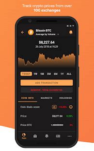 Use your local currency and sync your favorite exchanges and wallets automatically to your coin stats wallet, so you don't have to manually add your transactions. Coin Stats App Crypto Tracker & Bitcoin Prices Pro 2.7.0.7 ...