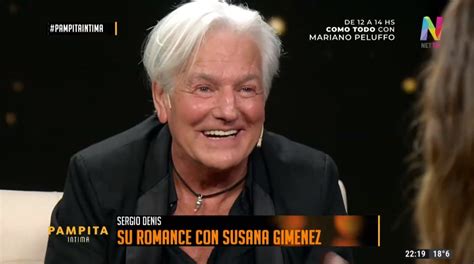 Siempre se supo que susana giménez y sergio denis habían tenido un romance, pero ellos lo negaron durante varios años. Sergio Denis, su relación con Susana Giménez y las fiestas ...