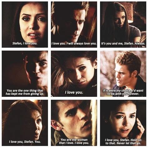 We fell in love on our own. i think that you can be in love with someone, or you can be friends. stefan and elena love. | Paul wesley vampire diaries ...