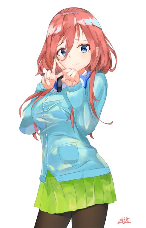 If only their tutor is here now. Nakano Miku - Go-Toubun no Hanayome - Image #2658425 ...