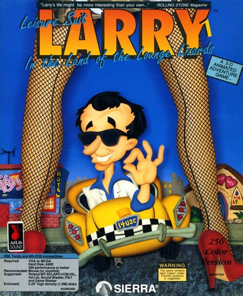 The land of the lounge lizards (part 3: Leisure Suit Larry 1: In the Land of the Lounge Lizards ...