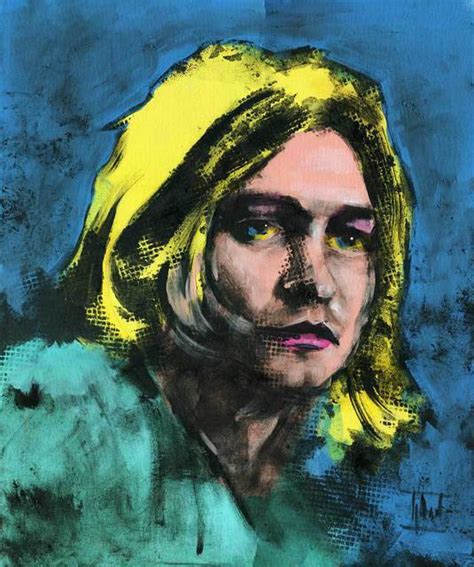 A featured in nick broomfield's kurt & courtney documentary. Kurt Cobain Other Painting Type By Jaroslaw Glod ...