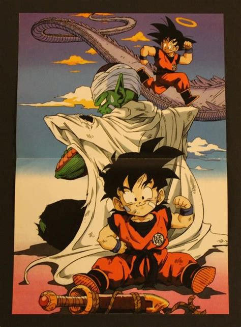 Beyond the epic battles, experience life in the dragon ball z world as you fight, fish, eat, and train with goku, gohan, vegeta and others. 1993 Dragon Ball double-sided poster (2 posters in 1) #035 Spanish vintage | Dragon ball, Dragon ...