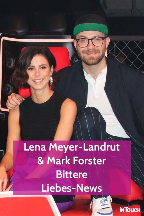 Lieber mark, wenn du das hier liest, bin ich schon längst weg. Lena Meyer-Landrut & Mark Forster: Beziehung bestätigt! Es ...