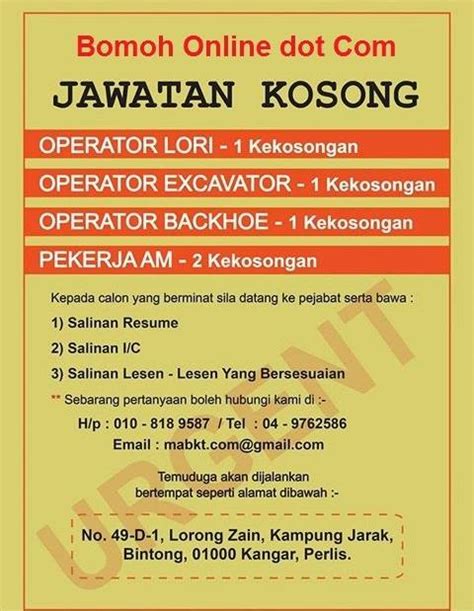 Full time, part time, internship. Jawatan Kosong di Kedah Alor Setar Jitra Sungai Petani ...