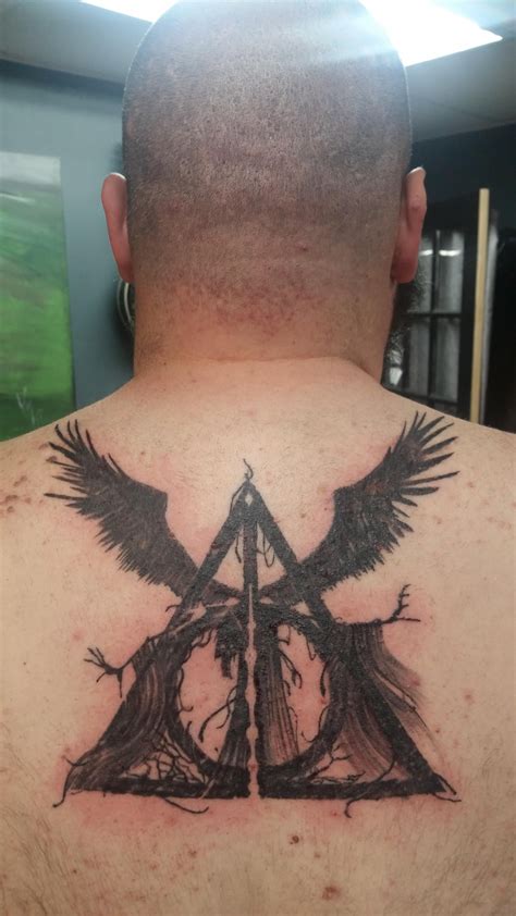 However, once the tattoo gets done, that area experiences a psoriatic flareup. My new Deathly Hallows tattoo- Psoriasis and all | Tattoos ...