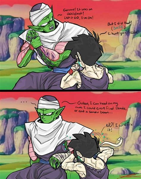 Even akira toriyama, the creator of dragon ball, has gone on the record saying that piccolo is his favorite character. Piccolo and Gohan - I will fix it! by TheBombDiggity666 ...