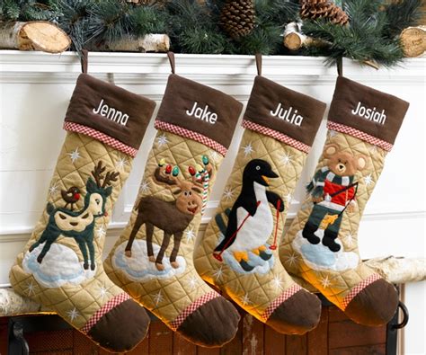 Stockings with names knit stockings knitted christmas stockings christmas knitting embroidered stockings crochet christmas winter christmas christmas crafts christmas decorations. Cabin Series Christmas Stocking: Moose (With images ...