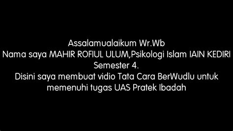 Setelah lama tidak menulis, kali ini dan seterusnya blog ini akan lebih dominan membahas mengenai artikel yang berhubungan dengan islam. Tata Cara Wudlu Yang Baik Dan Benar. - YouTube