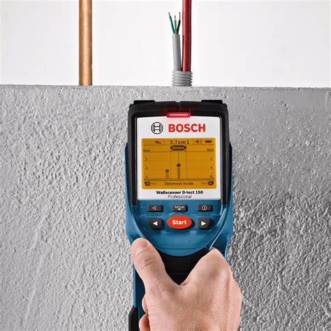Bosch gms120 professional wall detector multi material cable wallscanner. Detector De Metales Materiales Bosch D-tect 150 Envío ...