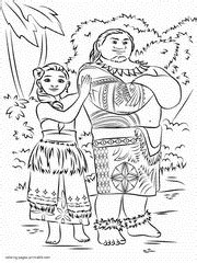This post contains compensated affiliate links which help support the work on this blog. Moana Coloring Pages. Printable Free Pictures (30 pics)