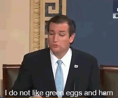 Ted cruz self shooting animated gif. Did you ever think? - Billy W Collins