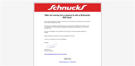 Check spelling or type a new query. Tell Schnucks Survey - TellSchnucks.com - Win $300 Gift Card