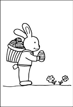 Osterhase ausmalbild kostenlos zum ausdrucken und ausmalen. Malvorlagen zu Ostern zum kostenlosen Ausdrucken