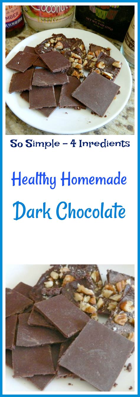 To prepare the cupcakes, preheat the oven to 350°f. Simple Homemade Dark Chocolate - Pams Daily Dish