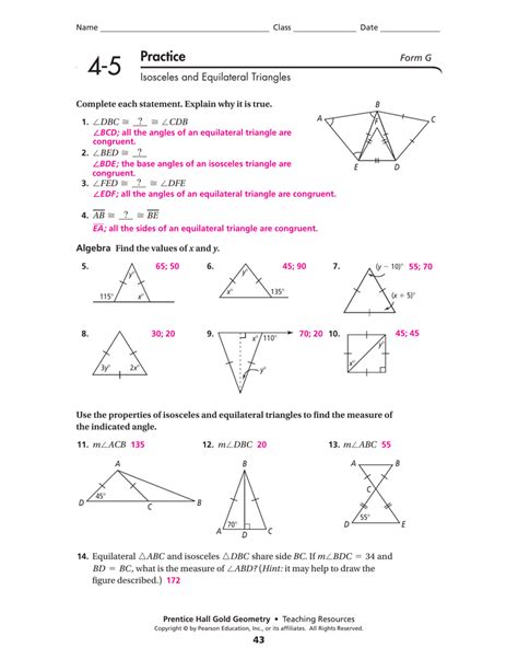 Gina wilson 2012 unit 6 homework 9 answer key unit 4 homwork 4. 63 Stunning Isosceles And Equilateral Triangles Worksheet ...