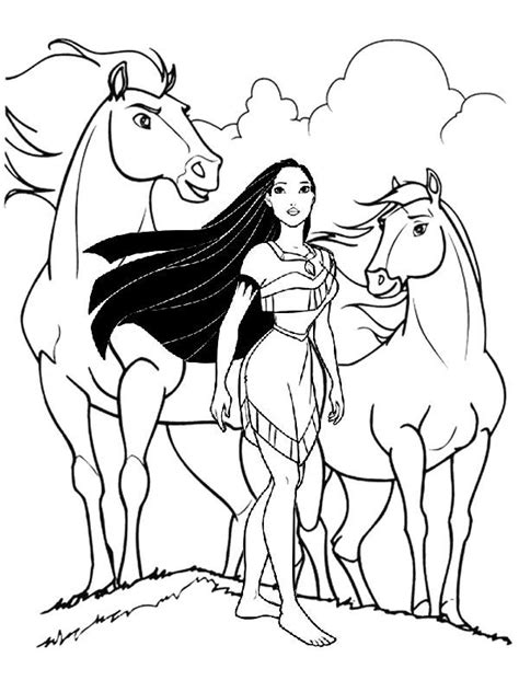 You can print or color them online at getdrawings.com for 600x564 disney spirit horse coloring pages printable coloring spirit horse. Pocahontas with Spirit | Horse coloring pages, Disney ...