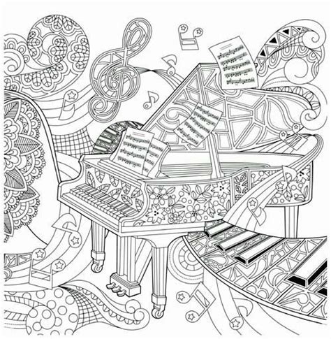 See below the top 10 music coloring pages for adults on the internet. Pin on Adult Coloring Pages