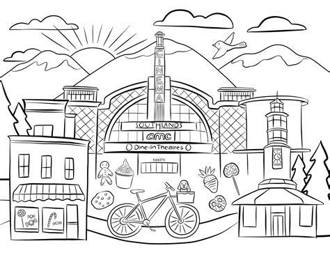 The scrap coloring website also lets you make your own coloring pages with your name on it or other custom text. Print Your Own Southlands Coloring Page | Southlands