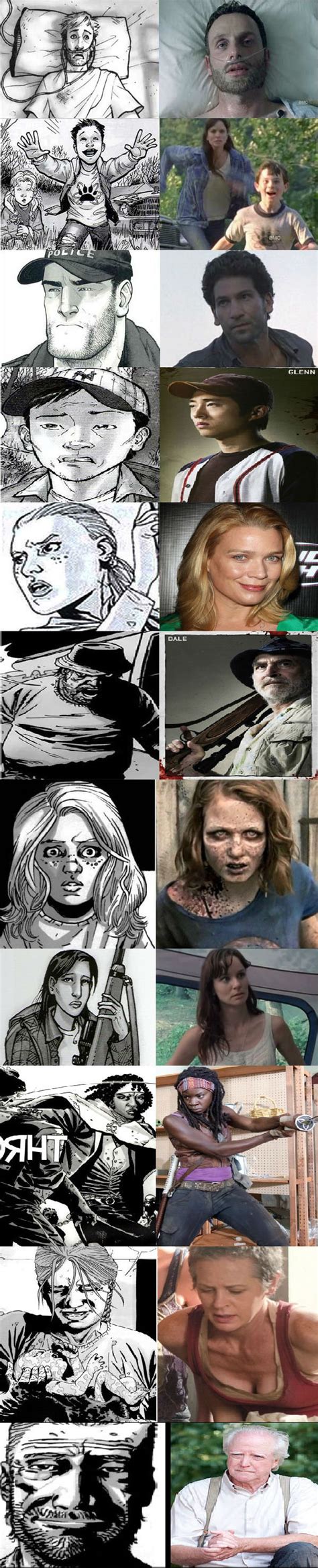 In the show, bob gets. The Walking Dead Character Comparison