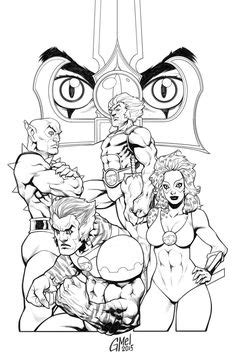 Desenhos dos thundercats para colorir, pintar, imprimir! Thundercats Coloring Pages 02 80s Cartoons Colouring ...