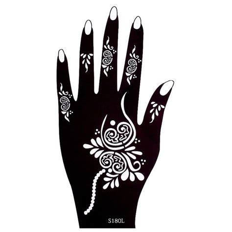 Besides good quality brands, you'll also find plenty of discounts when you shop for henna tatoo during big sales. Henna Tattoo Schablone Kina Handbemalung Hand Links Dövme ...