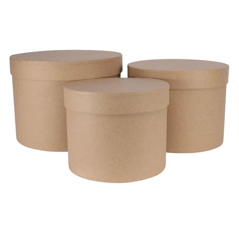 Some of the technologies we use are necessary for critical functions like security and site integrity, account authentication, security and privacy preferences, internal site usage and maintenance data, and to make the site work correctly for browsing and transactions. Kraft Hat Box (Set of 3) (Largest - D19 x H14.4cm) | APAC