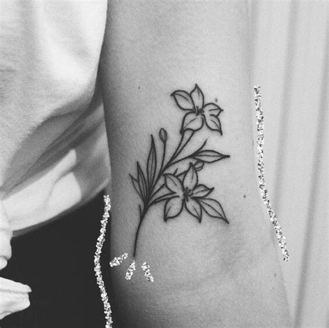 A jasmine tattoo can have multiple meanings, depending on what you want to convey. 20 Pretty Jasmine Flower Tattoo Designs - EntertainmentMesh