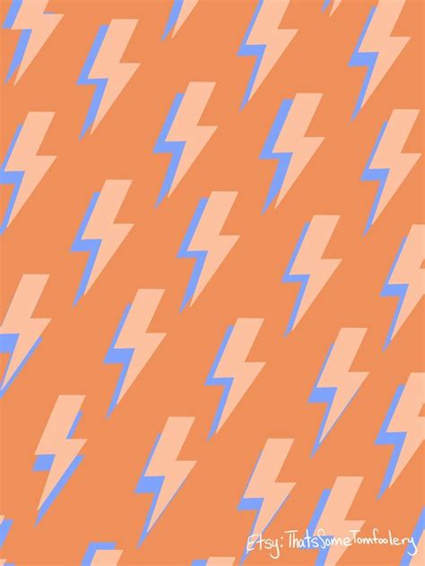 Find images of lightning bolt. lightning bolt pattern. orange and blue. in 2020 | Photo ...