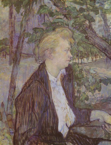 Das gemälde dame im garten ist ein frühes werk monets. Henri de Toulouse-Lautrec - Frau im Garten | Artelista.com