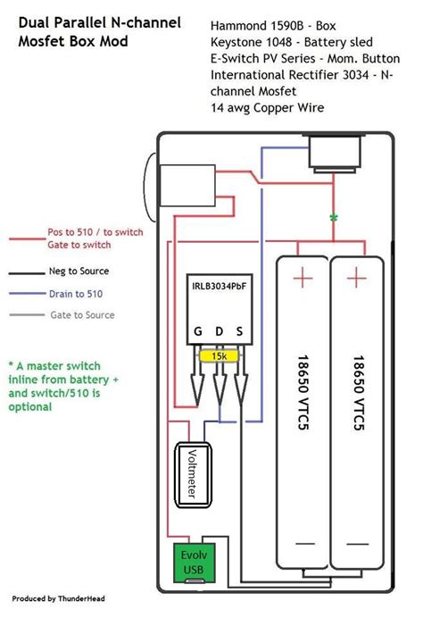 See all diy mod parts. Basic MOSFET wiring | Page 7 | Vaping Underground Forums - An Ecig and Vaping Forum