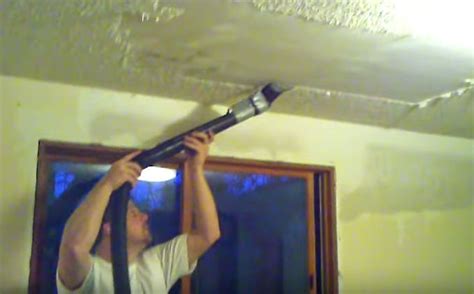 Wait until it is soaked through and it will come. How To Remove A Popcorn Ceiling Without All The Mess ...