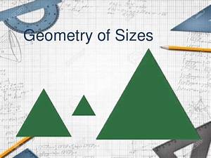 Geometry In Sizes And Shapes