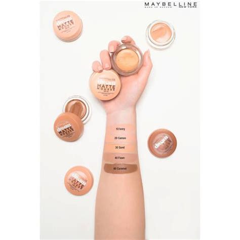 4.1 out of 5 stars. Maybelline New York Dream Matte Mousse foundation - 30 ...