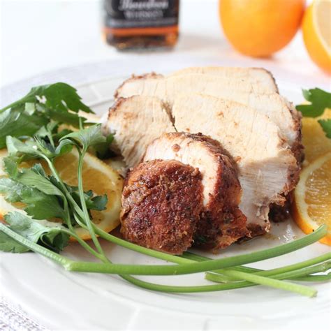 This rolled turkey recipe offers satisfying, boneless slices that contain both white and dark meat and savory stuffing. Orange Bourbon Crock Pot Turkey Breast