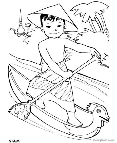 Color the top and bottom stripes red and the middle stripe blue. Coloring page for kids 009 | Coloring pages for kids ...