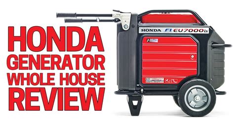 Why should you get the best. Honda Generator EU7000is Full Review - Best Home Backup ...