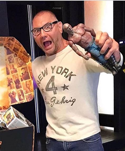 (born january 18, 1969) is a filipino american actor, professional mixed martial artist, and professional wrestler who is currently signed to wwe under the ring name batista, though he is currently on hiatus. ️ Dave Bautista /Drax the Destroyer