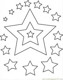 Seamless pattern, black and white cute hand drawn unicorn stars and heart doodle, coloring pages. Stars Coloring Coloring Page - Free Shapes Coloring Pages ...