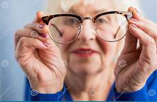 vision glasses grandma looking impaired through seniors tips her old safety stock people woman preview care