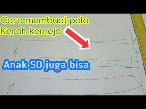 Tutorial membuat pola kerah shanghai kancing depan bagi pemula, di video kali kami akan membagikan cara membuat pola kerah shanghai kancing depan, bila. Cara membuat pola Kerah kemeja - YouTube